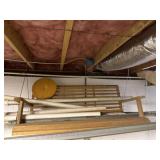 Porch swing and contents