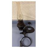 Wall mount electric lamp