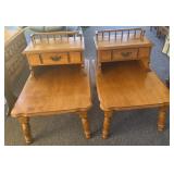 Tell city young republic matching end tables