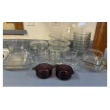Collection of glassware