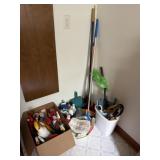 Large lot of misc cleaning supplies
