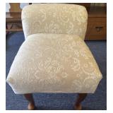 Flaired vanity stool