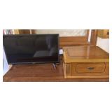 Small tv and record player