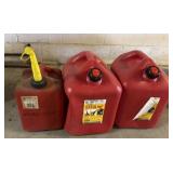 3 fuel cans