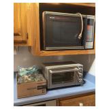 Sharp Microwave, Oster Toaster Oven & Jars