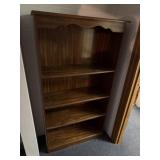 Wooden bookshelf