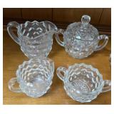 Fostoria Cream & Sugar