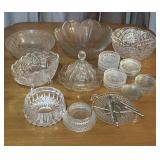 Large Lot of Clear Glass