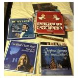 Assortment of vinyl records