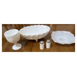 Milk Glass Lot