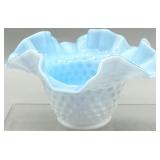 Fenton Hobnail Cased Glass Bowl