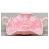 Fenton Rosalene Butterfly Handled Bonbon Dish