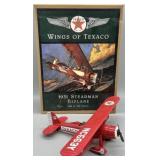 ERTL Wings of Texaco 1931 Stearman 4D Coin Bank