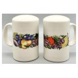Vintage Large Salt & Pepper Shakers