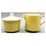 Mid-Century Modern Sugar Bowl & Creamer