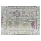 Indiana Glass Divided Relish Tray