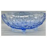 Indiana Glass Harvest Footed Oval Fruit Bowl