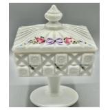 Westmoreland Milk Glass Pedestal Candy Dish