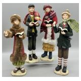 Vintage Victorian Christmas Caroler Statues
