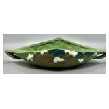 Roseville Pottery Snowberry Console Bowl