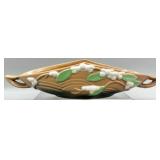 Roseville Pottery Snowberry Console Bowl