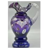 Bill Fenton Signed Royal Purple Pitcher