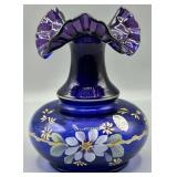Don Fenton Signed Royal Purple Vase