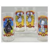 (4) Wizard of Oz 1989 Coca Cola Collectors
