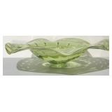 Art Deco Style Freeform Glass Bowl