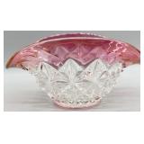 1950s Tiffin Franciscan Starburst Ruby Flash Bowl