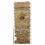 1889 Civil War 66th Illinois Reunion GAR