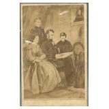 1860s Abraham Lincoln & Family CDV Photo