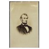 1860s Abraham Lincoln CDV Vignette Bust Portrait