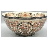 Japanese Gold Kabuki Imari Porcelain Bowl