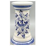 Delft Blue & White Ceramic Candleholder