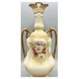 Antique Royal Devon Twin Handled Floral Vase