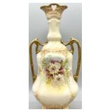 Antique Royal Devon Twin Handled Floral Vase