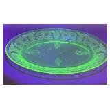 1930s Anchor Hocking Cameo Ballerina Platter