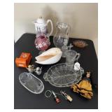Assorted Glass & Decor