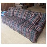 Plaid couch