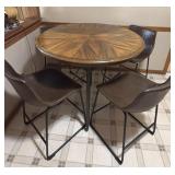 Bistro height kitchen table & chairs