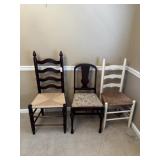 (3) Assorted Chairs