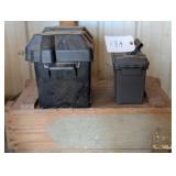 Wooden Box w/ Seashells, Battery Box, Ammo Box
