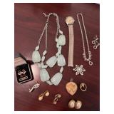 Misc costume jewelry & vintage Benrus watch