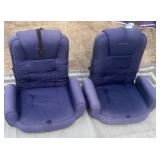 2 Blue Boat Seats