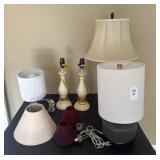 Lot of Assorted Lamps / Parts