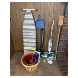 Vacuums, ironing board, buckets and more
