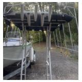 Aluminum Bimini with Cloth Top