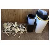 Extension cords & trash cans