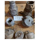 Tanker truck pump off fittings